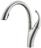 Professional Concealed Pullout Spray Water Sink Faucet Brushed Nickel Kitchen Mixer With High Quality