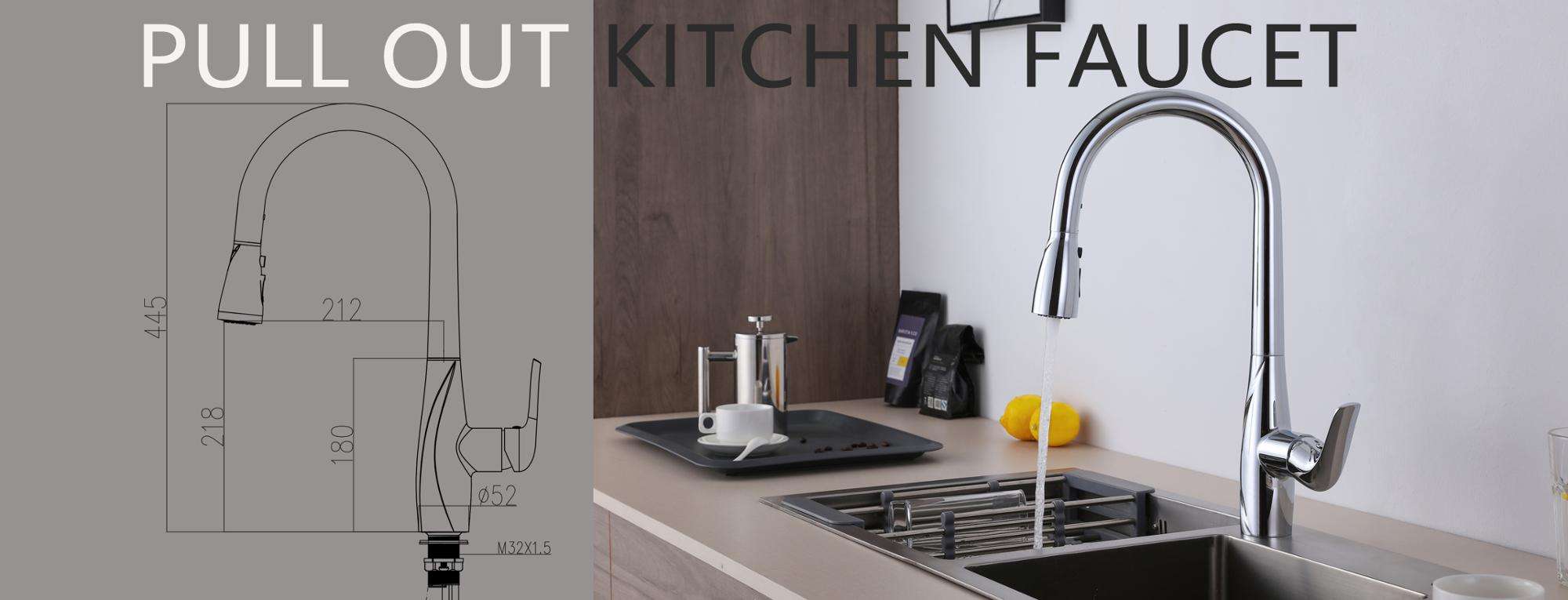 kitchen faucet with soap dispenser