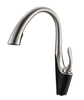 A01 Luxury American Commercial Modern Water Mixer Tap Chrome Zinc Pull Out Kitchen Faucet