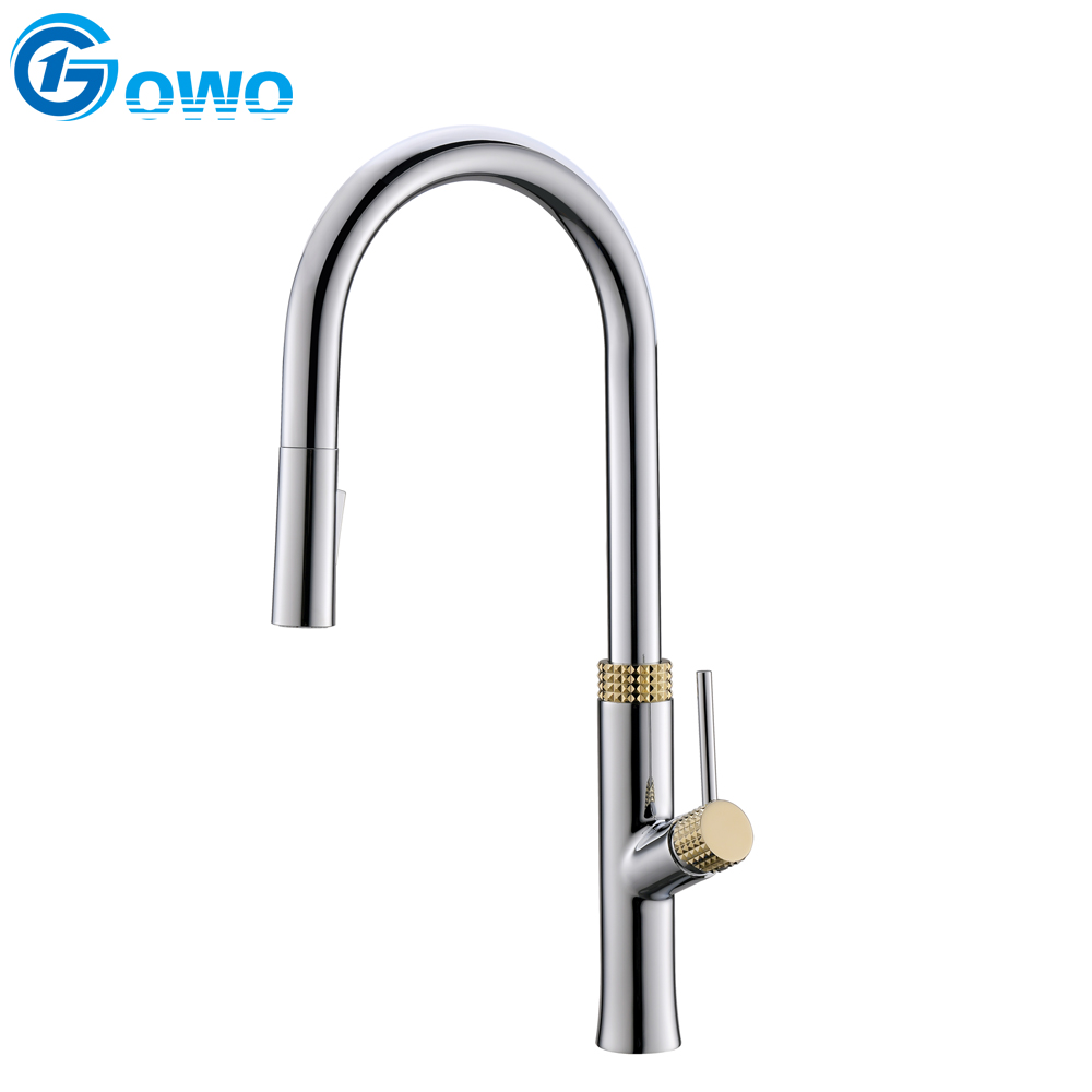 Modern Style Best Selling Factory Price Pull Down Kitchen Sink Faucet with Shower Head