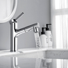 Luxury Bathroom Basin Chrome Pull Out Spray Basin Faucet