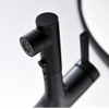 Basin Pull-out Spray Washing Lavatory Black Bathroom Faucet