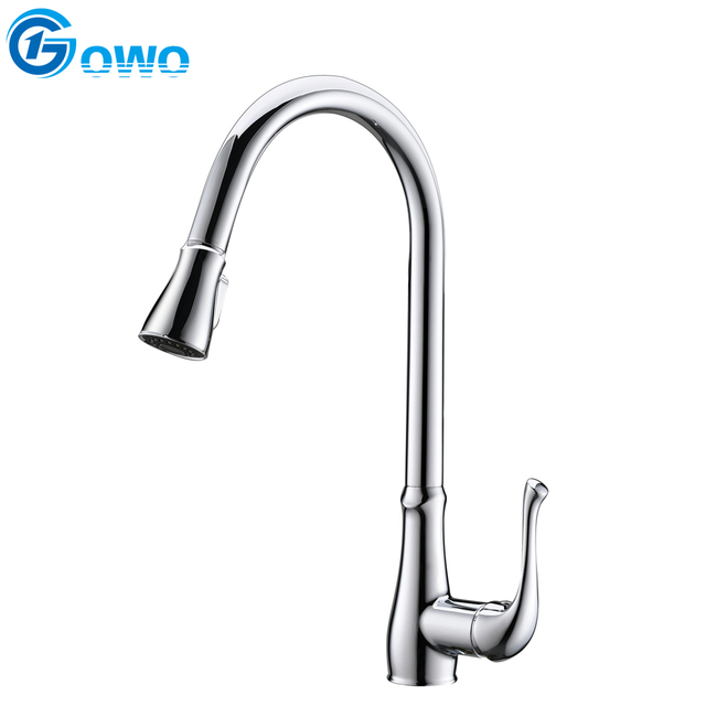 Swivel Chrome Surface Wholesale for Kitchen Washing Sink Mixer