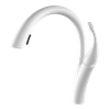 White Brass Kitchen Faucet with Pull Down Sprayer 