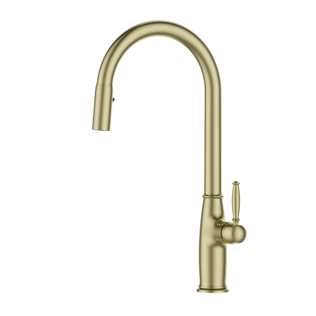 Matte Gold Kitchen Faucet Special Design Single Handle 