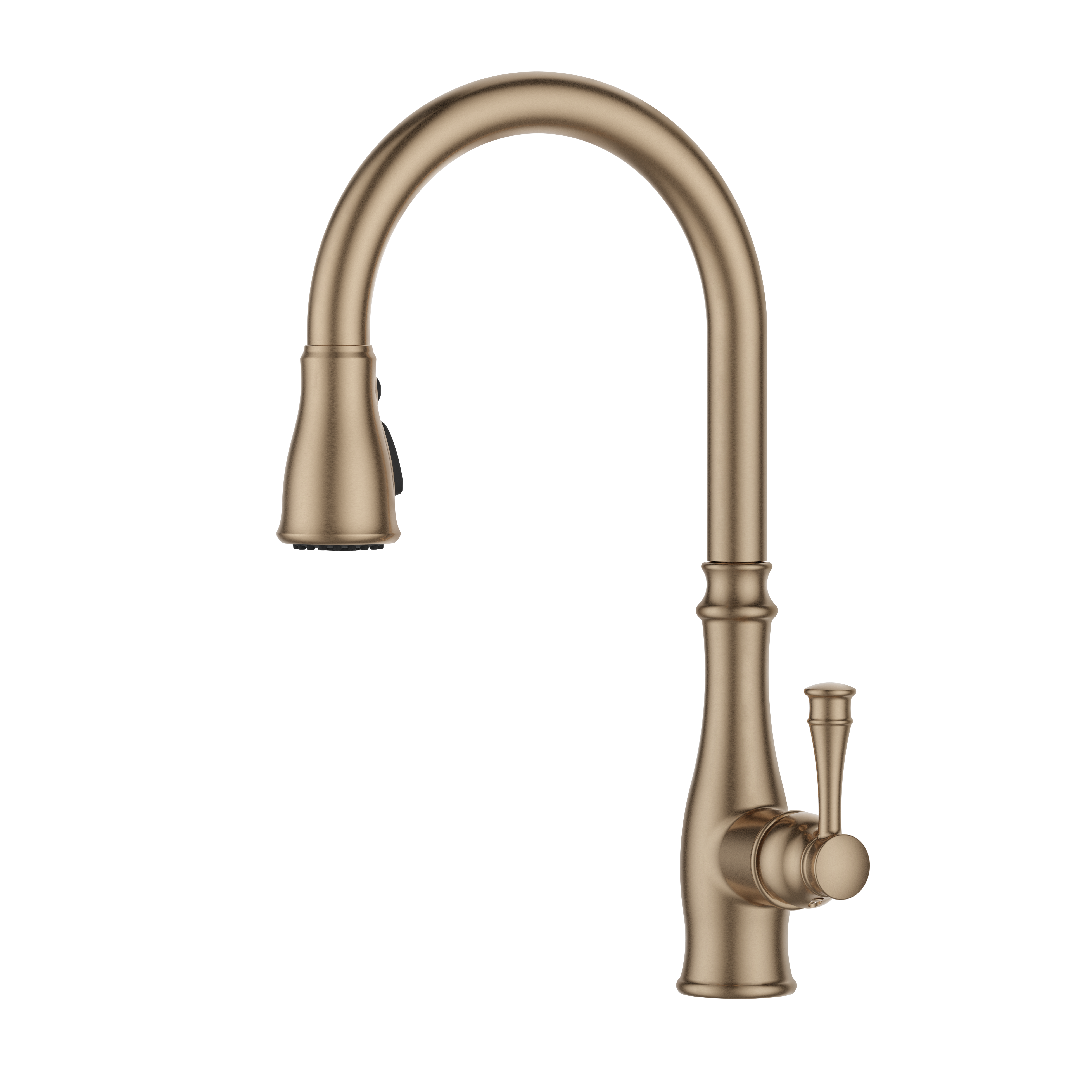 Rose Gold European Design Kitchen Faucet Home Used