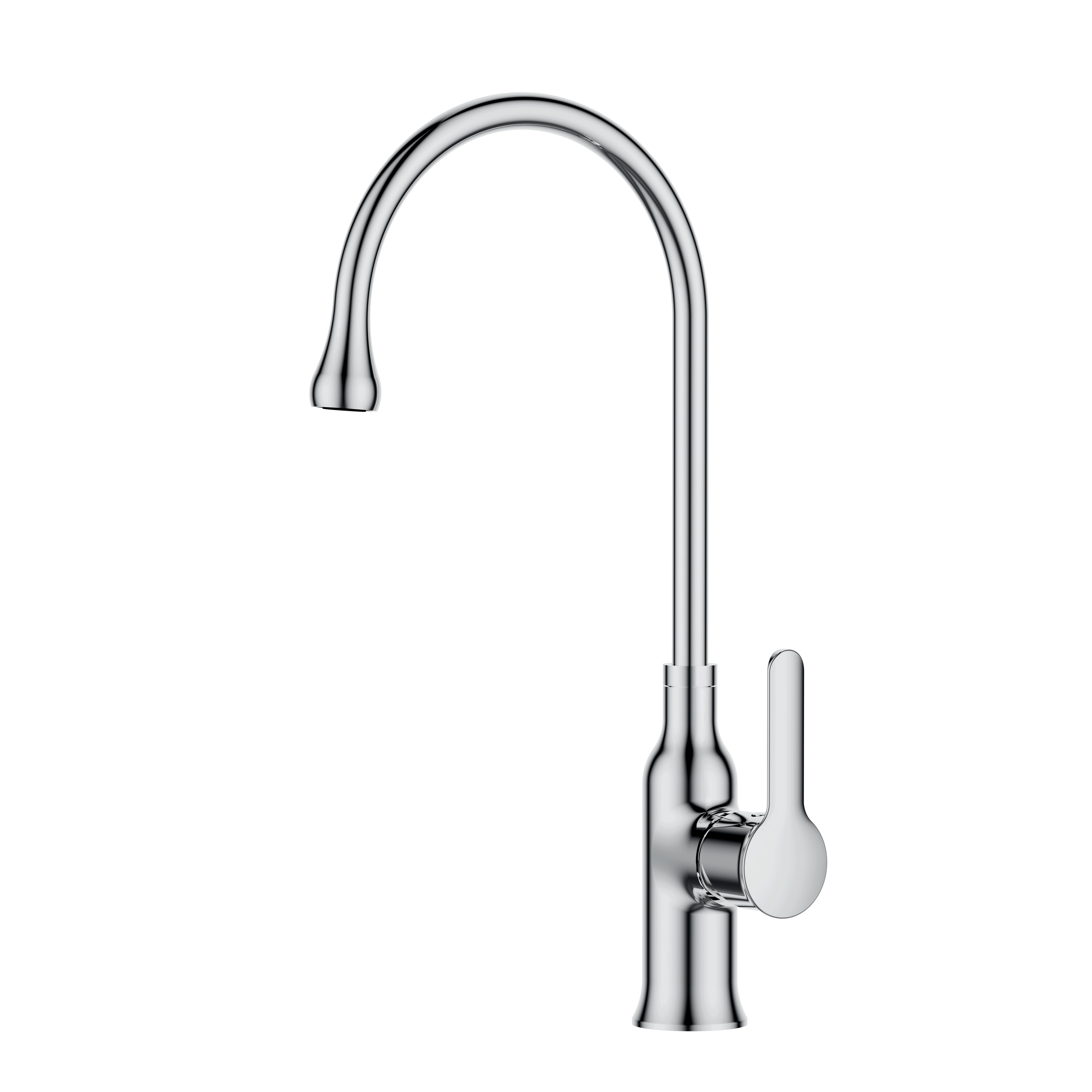 Chrome European Style Kitchen Faucet Home Used
