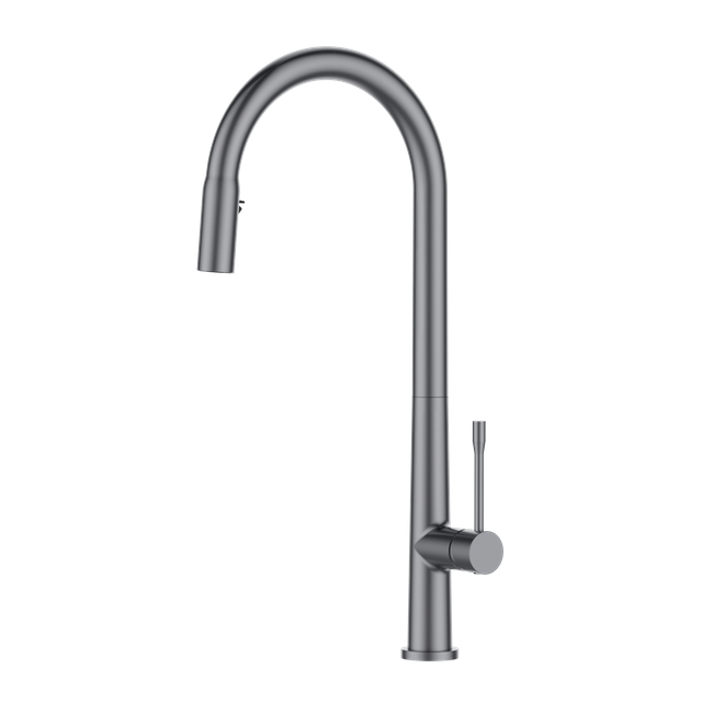 Pearl Gun Material Kitchen Faucet Elegant