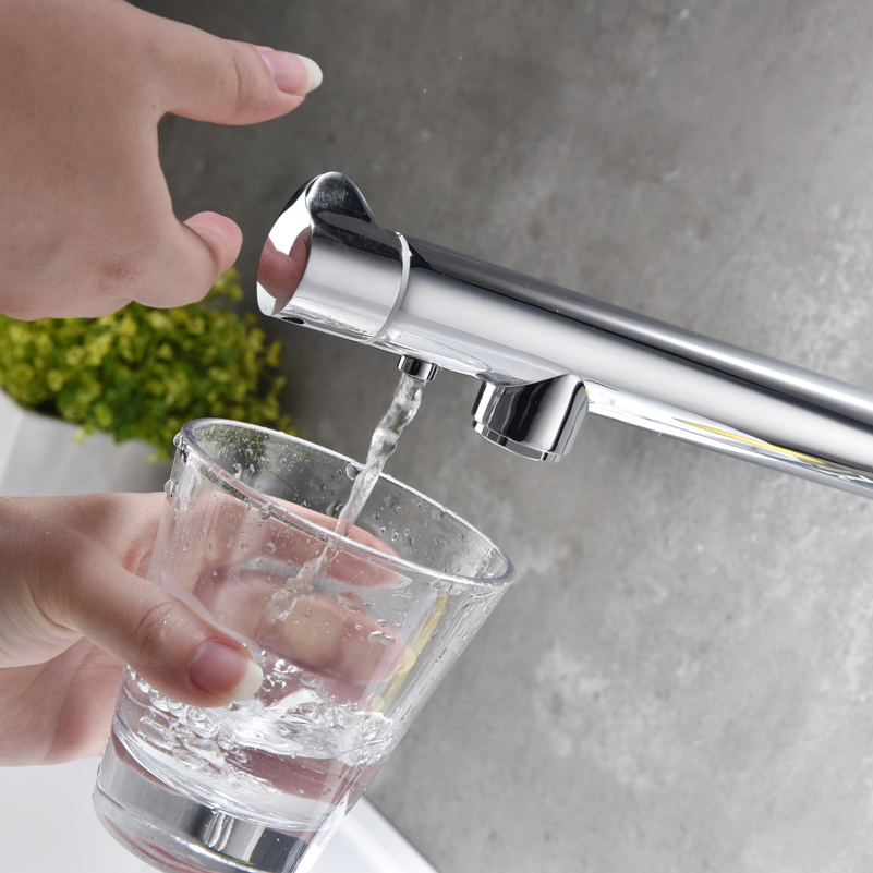 Brass Health 3 Way Filter Water Kitchen Faucet