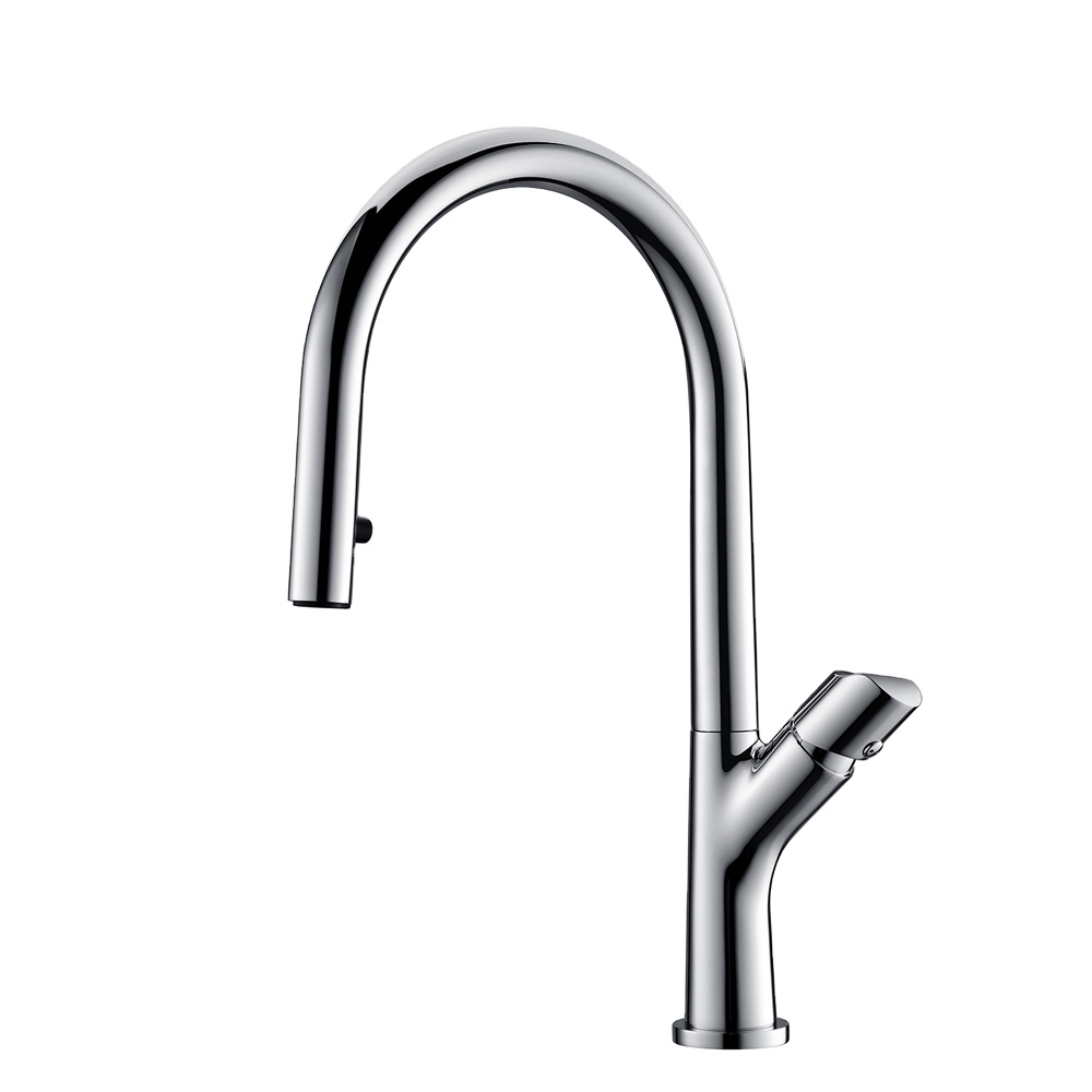 Small Size POM Spray Brass Good Quality Pull Down Kitchen Faucet for Hot And Cold Water