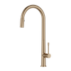 Matte Rose Gold Material Elegant Kitchen Faucet Office Used