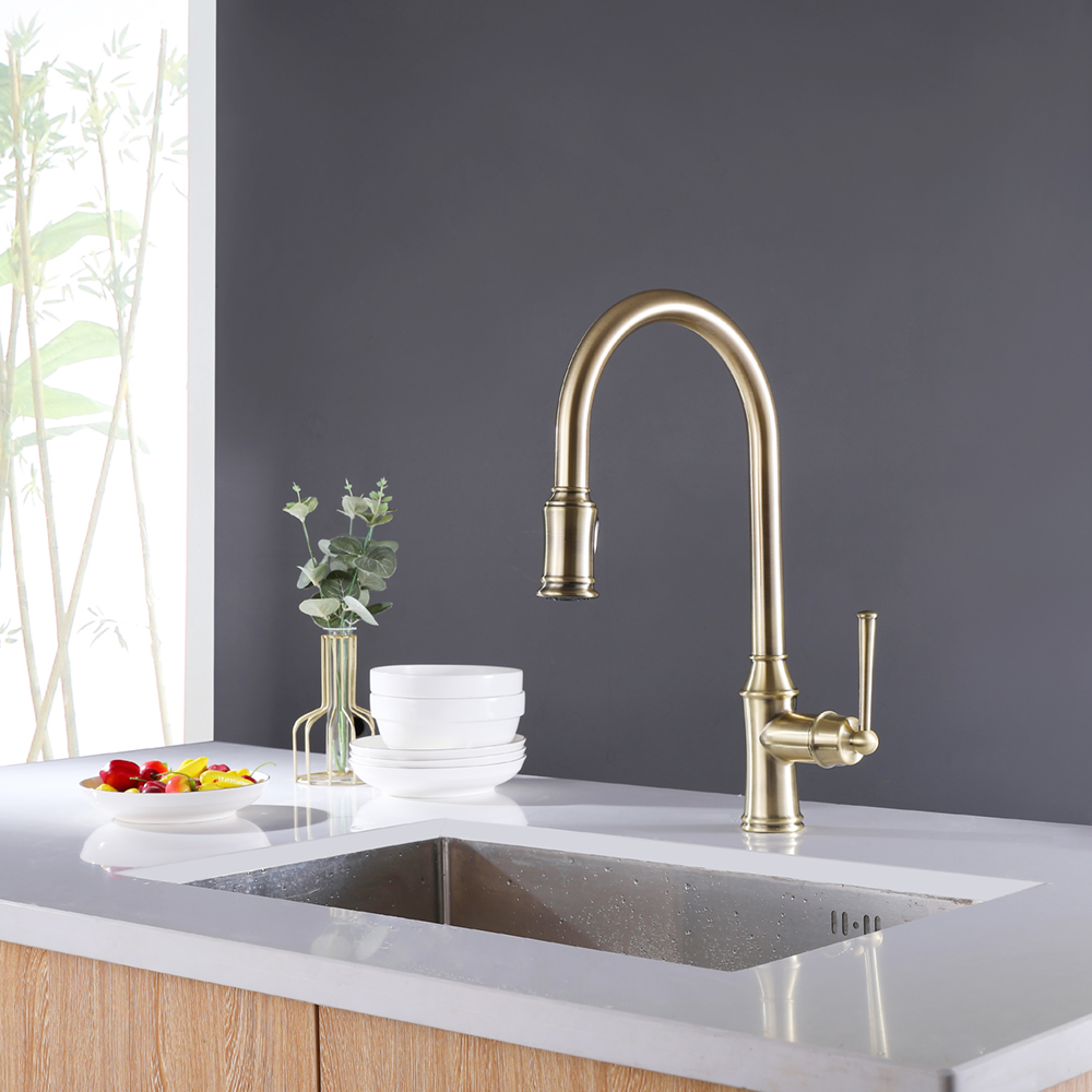 Gold Kitchen Faucet