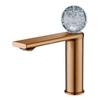 Crystal Ball Basin Faucet - Modern Gun Grey Bathroom Tap | GOWO 5138-RG