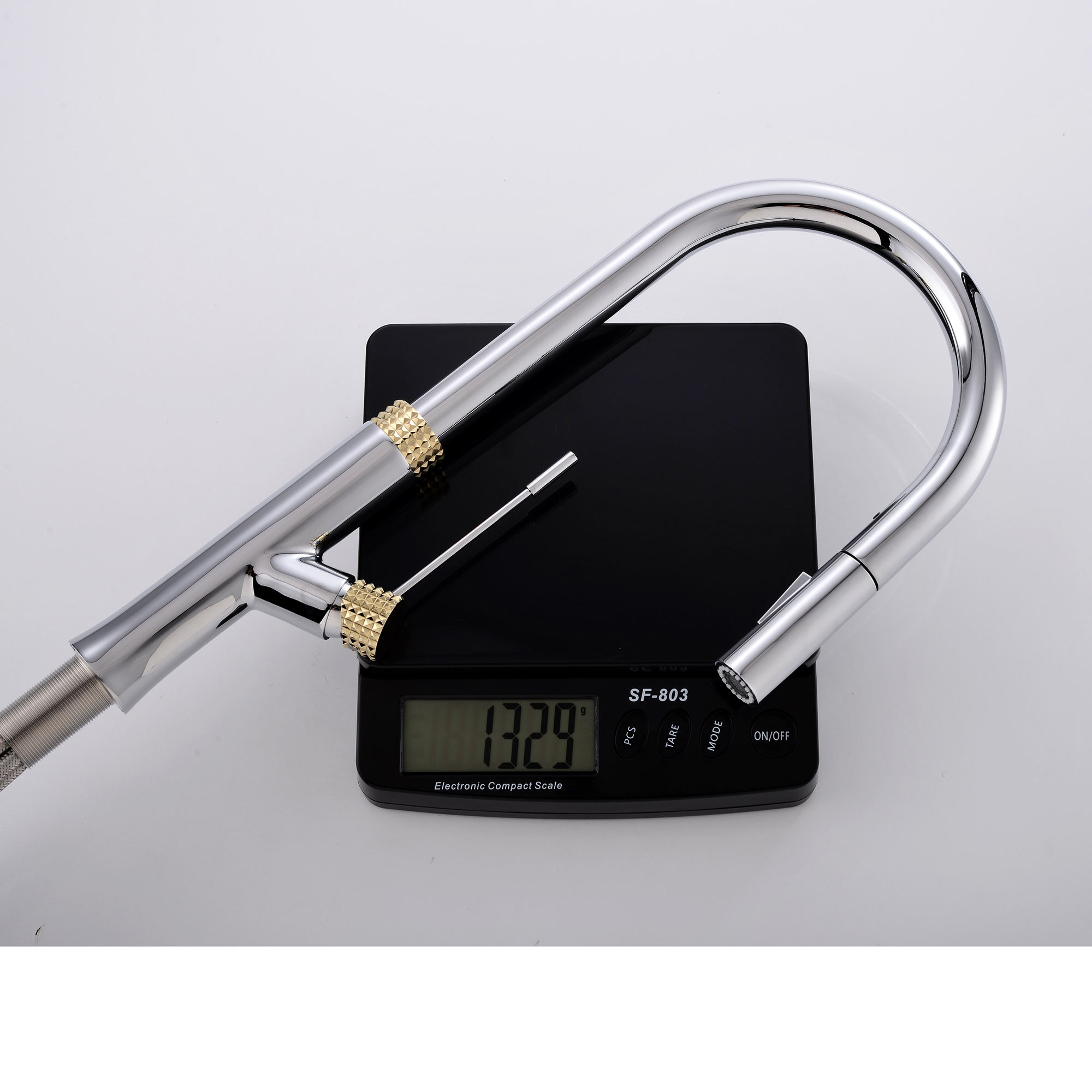 robinet de cuisine en laiton antique