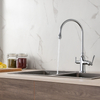 Drink Pure Water Two Out Let Brass Healthy Material Dual Handle 3 Way Kitchen Faucet Filter Tap