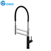 Multifunction Big Size Silica Gel Spout Black Matte Faucet Mixer for Sink