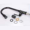 Black 35mm Ceramic Cartridge Hot And Cold Americana Style Economic Kitchen Faucet