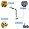 New Style Brass Heavy Good Quality CE Certificate Modern Kitchen Cabinet Mixer Tap