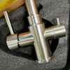 304 Stainless Steel Health Material Filter Water 3 Ways Two Handle Kitchen Faucet