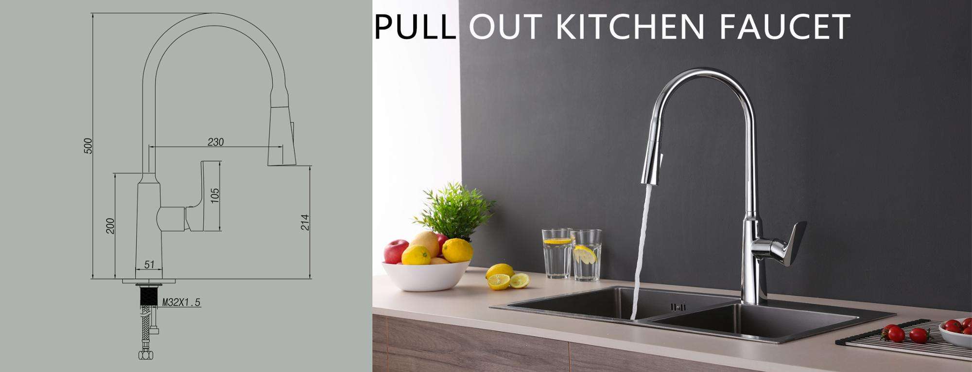 brass kitchen faucets
