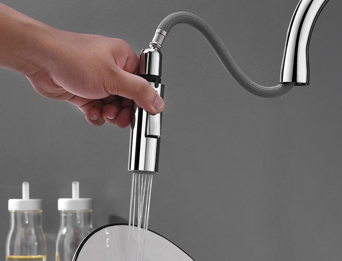 kitchen faucet and sprayer