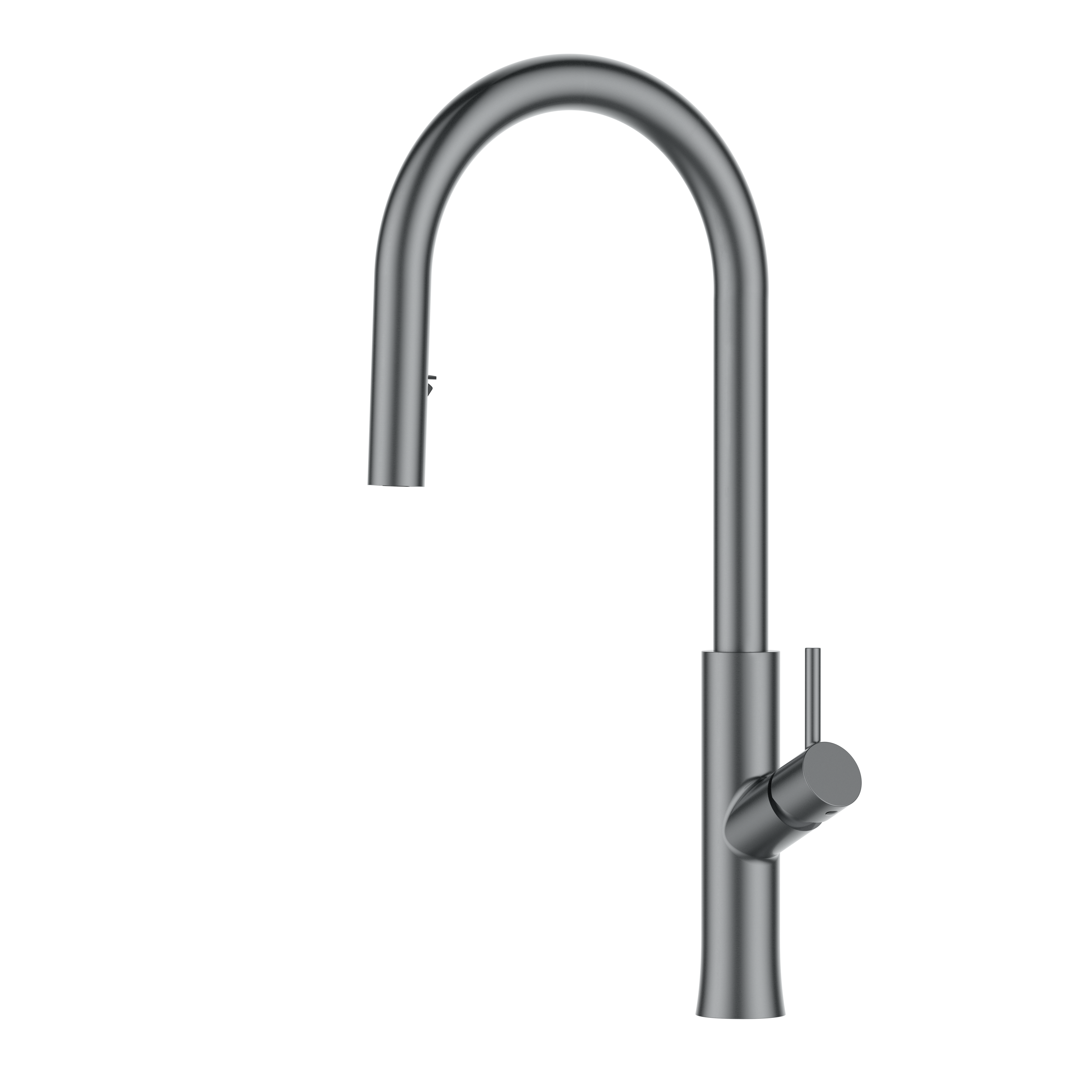 Material Gun Gray Kitchen Faucet Office Used