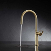 Brushed Gold Finish Single Handle Easy Clean Kitchen Faucet GH-6036-MG