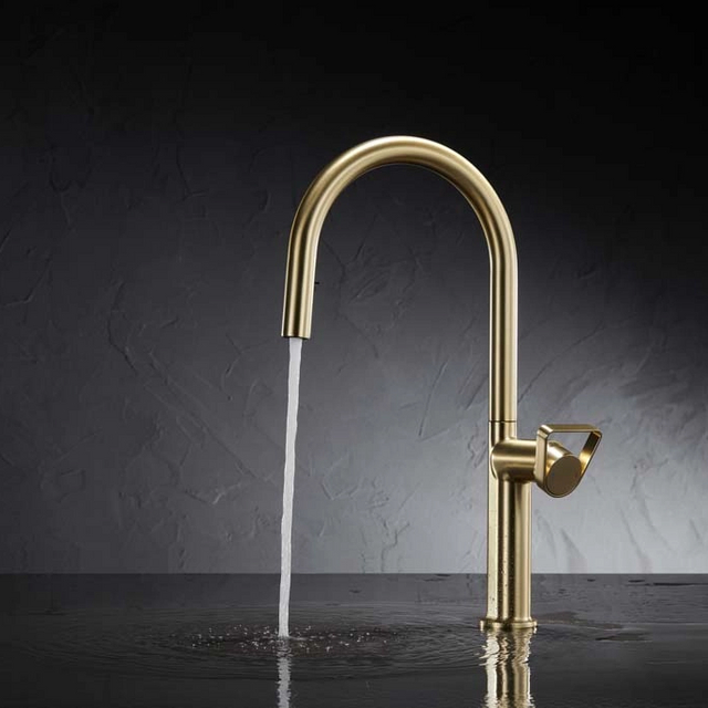 Brushed Gold Finish Single Handle Easy Clean Kitchen Faucet GH-6036-MG