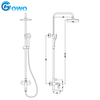 Brass Luxury Good Quality Chrome Stainless Steel Pipe Bath Shower Faucet