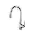 G02 New Design Black Taps Kitchen Faucet Pull Out Gold Long Neck Kitchen Faucet with Pull Down Sprayer