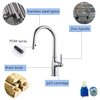 Antique Style Colorful Brass Deluxe CE Certificate Pull Out POM Spray Faucet for Cabinet