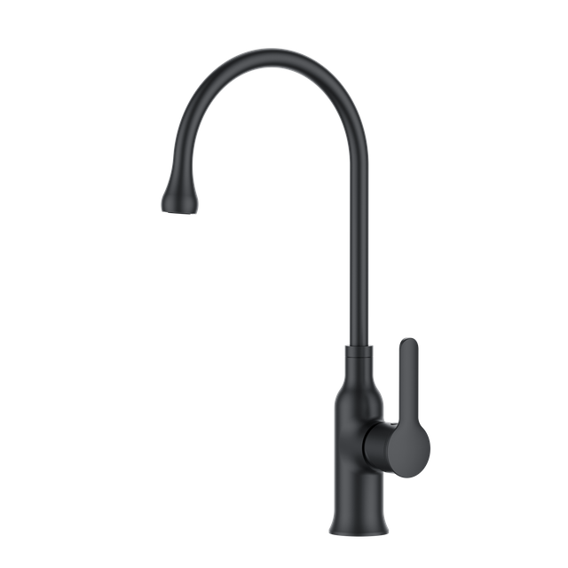 Matte Black European Style Kitchen Faucet Home Used