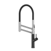 Zwart enkele handvat keuken kraan Chroom modern design 