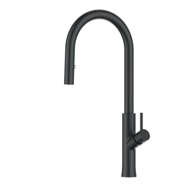 Material Matte Black Kitchen Faucet Office Used