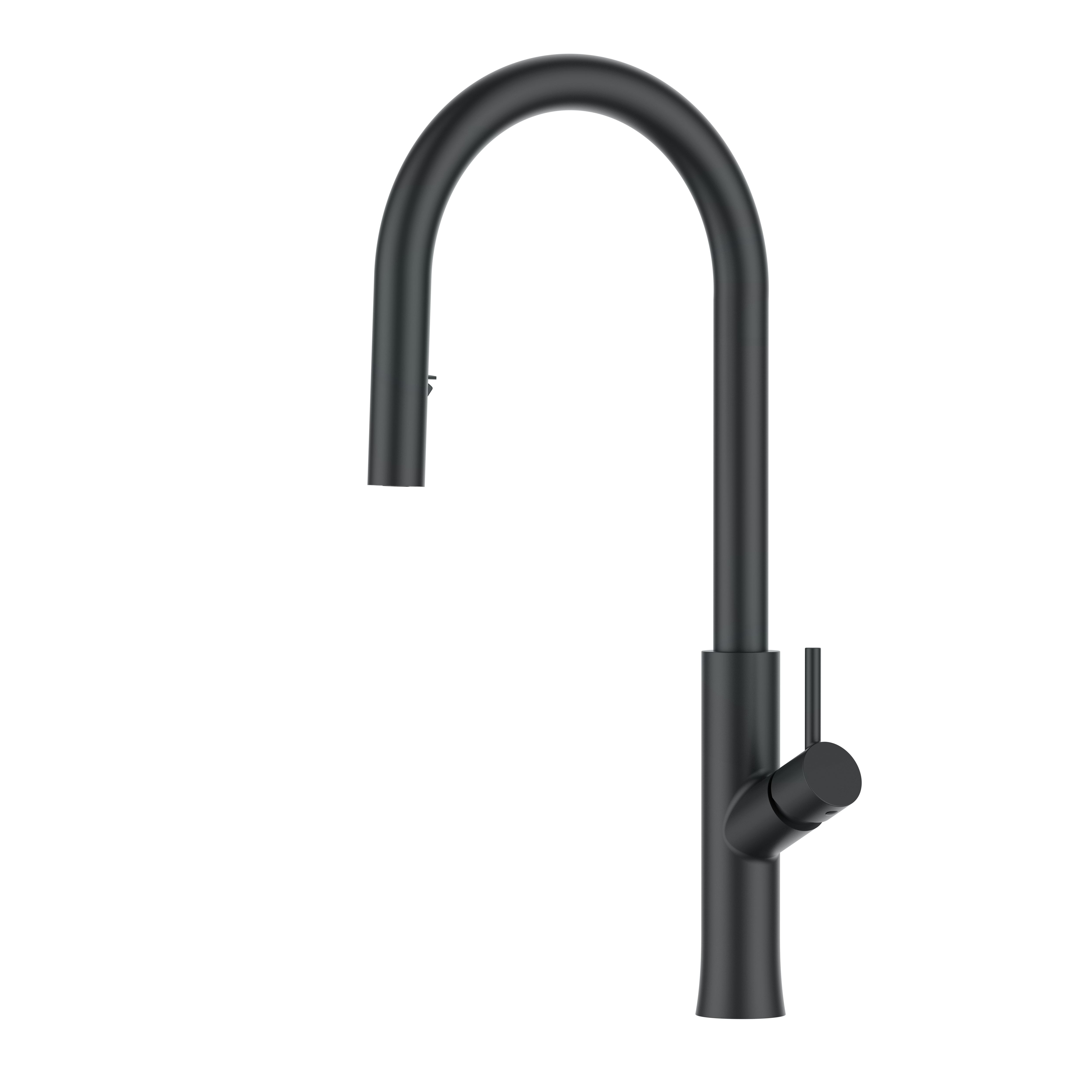 Material Matte Black Kitchen Faucet Office Used