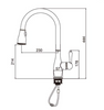 Good Price Kitchen Faucet with ABS Spray Sink Faucet Tap