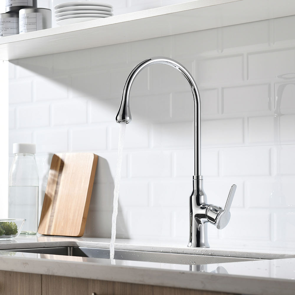 black kitchen faucet with sprayer