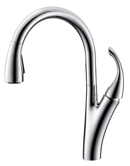 Gowo Brass Faucet Pull Out Aid Stand Mixer Kitchen Tap With High Quality