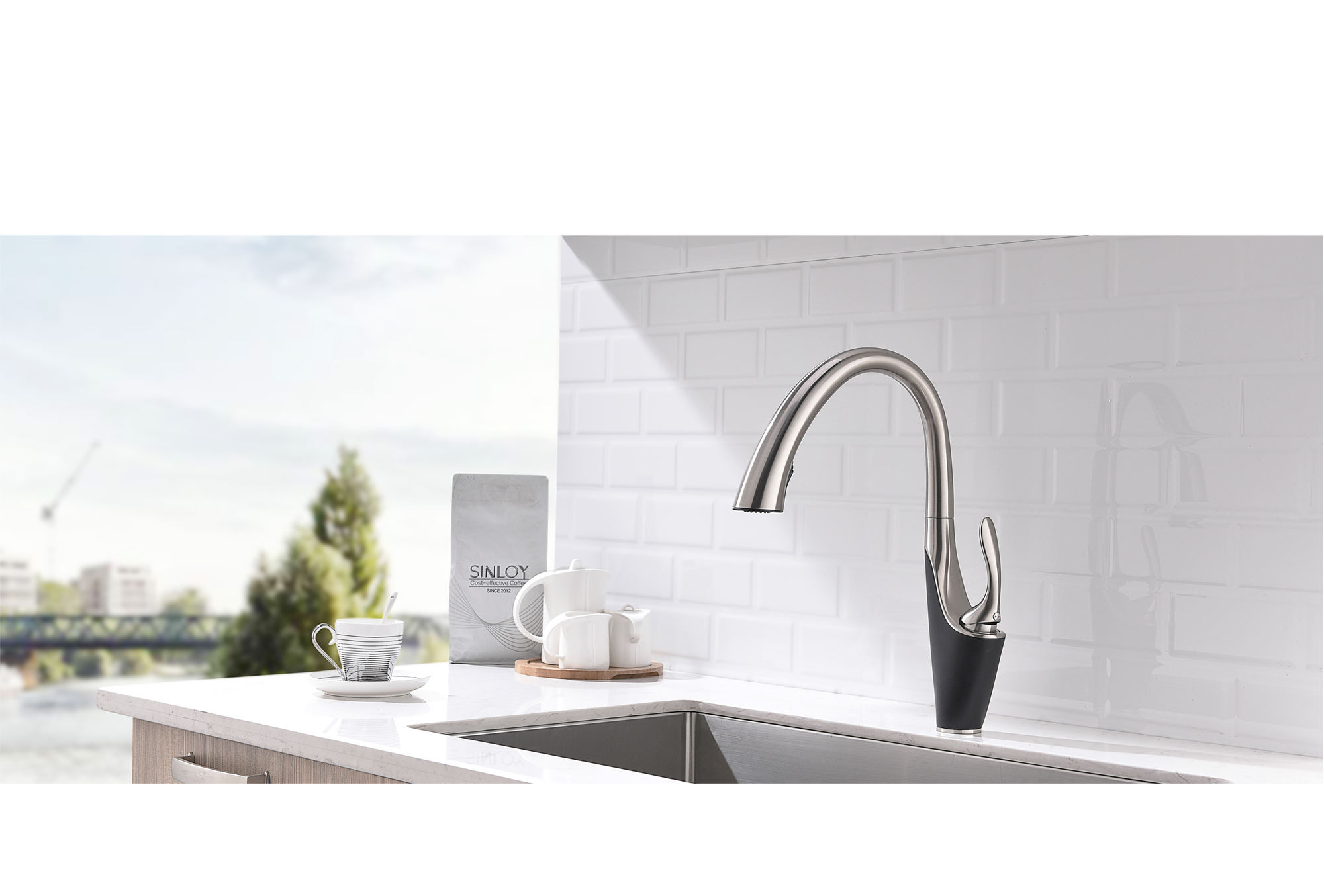 pull out nozzle kitchen tap