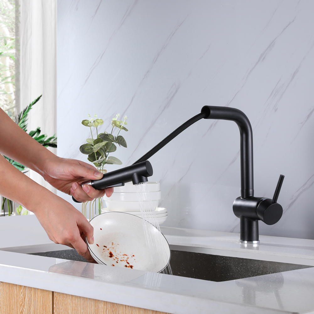 Hot Sale Good Quality Granite Black Color for Stone Sink Kitchen Faucet