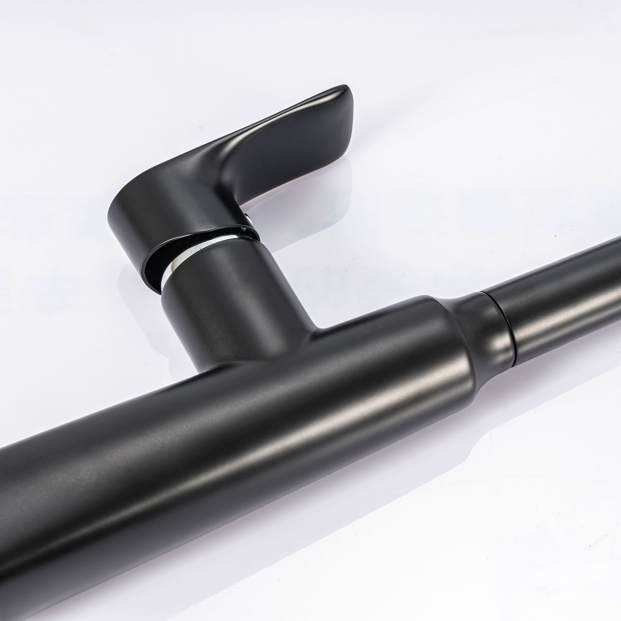 black and gold kitchen faucet