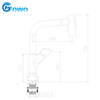 Brand New Brass Mixer Water Tap Copper Kitchen Faucet With Ce Certificate