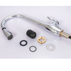 Long Neck Zinc Alloy Body Stainless Steel Spout Big Size Mixer Kitchen Spray Faucet Mixer