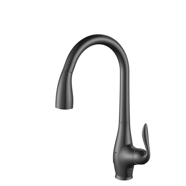 Special Pearl Gray Material Single Handle Best Kitchen Faucet Pull Down 
