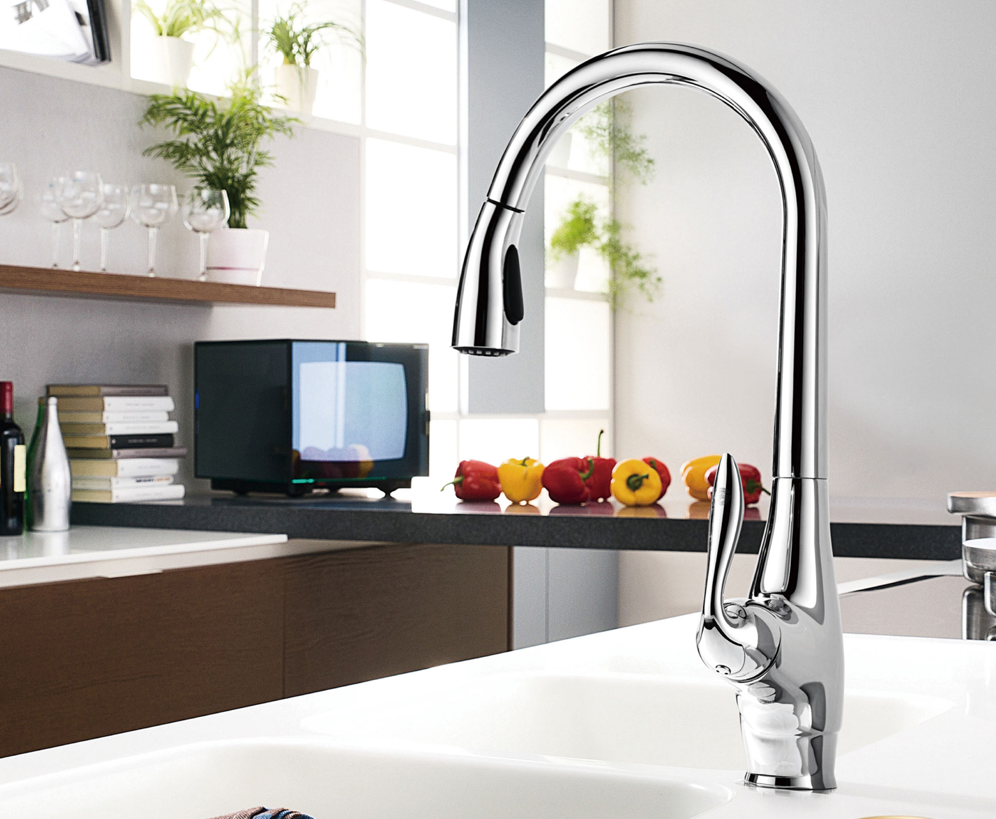 Brass Kitchen Faucet