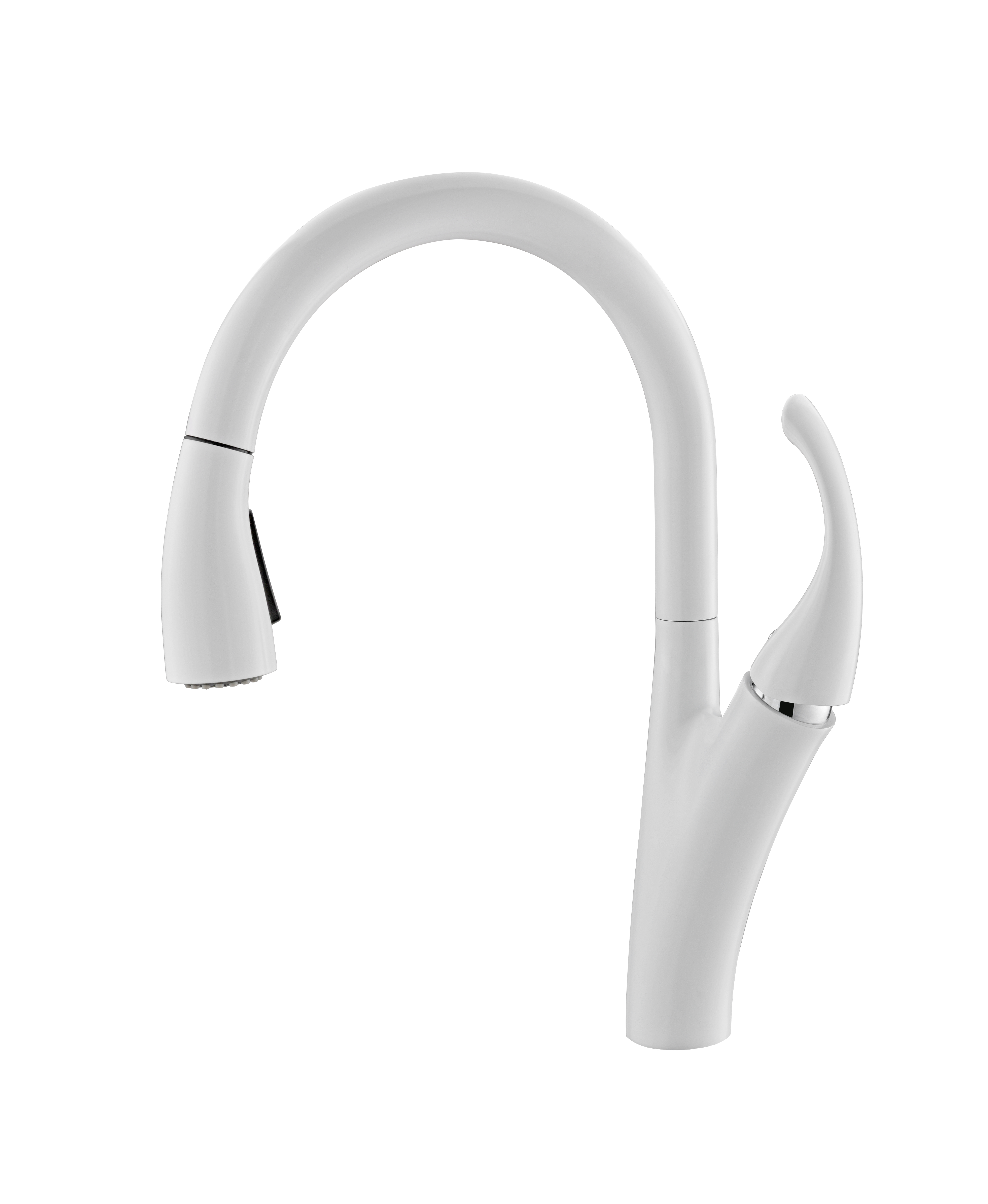 white kitchen faucet