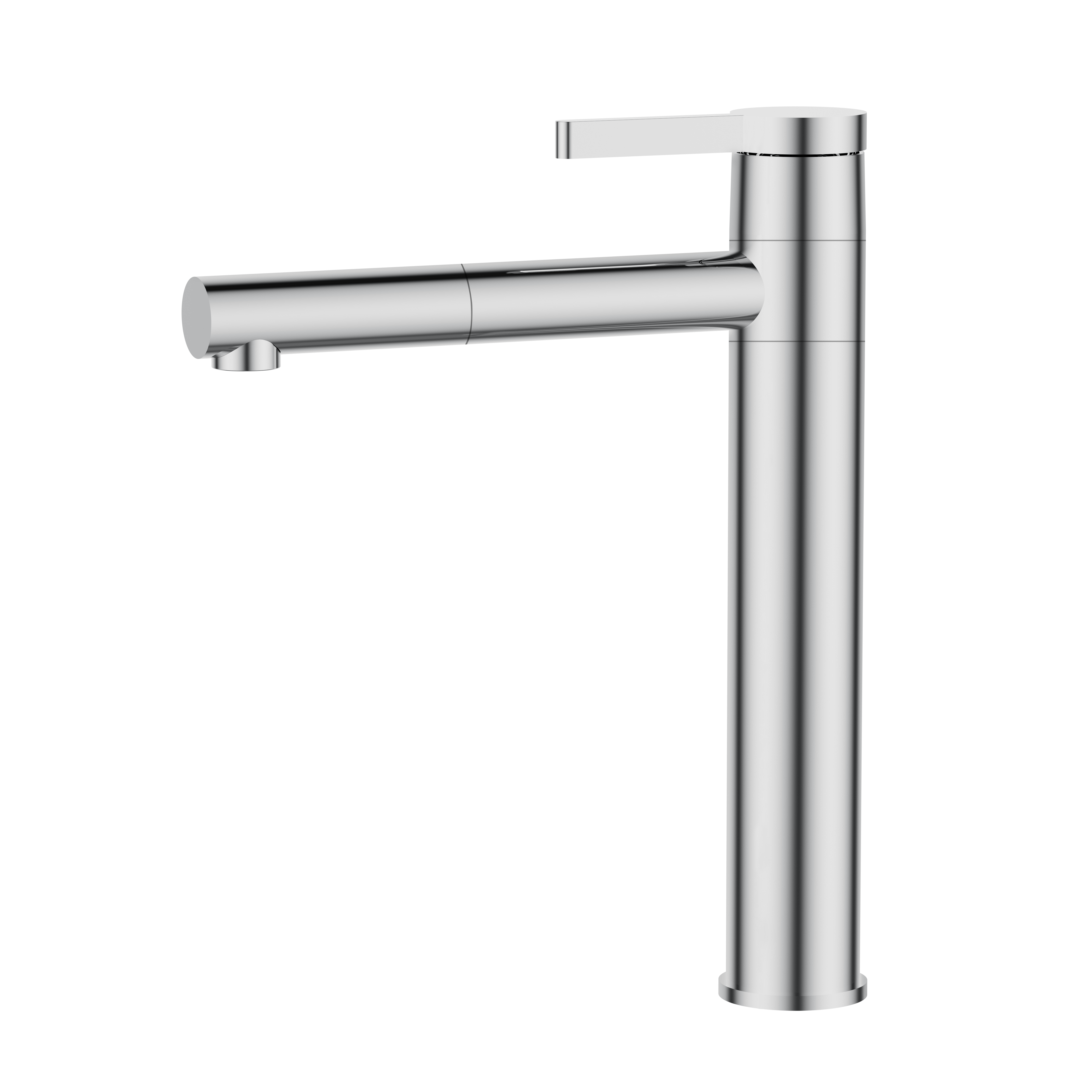 European Single Handle Brass Bathroom Sink Mixer Taps in Chrome