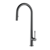 Modern Single Handle Single Hole Pull-out Gun Grey Sprayer Kitchen Faucet--GH-6026-PG
