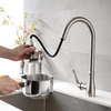 Zinc Alloy Body Stainless Steel Spout Economic Two Foundation Sink Faucet