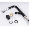 Small Size Brass Material Matte Black And Chrome Color Washing 2 Function Kitchen Faucet